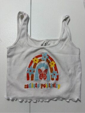 OG BABE "Radiate Positivity" Cropped Tank Top size small/T-0039